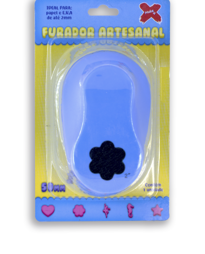 Furador de EVA 50MM - Flor 6 Pétalas