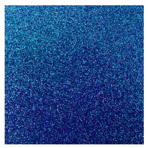Placa de EVA Glitter Azul Escuro