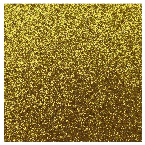 Placa de EVA Glitter Dourado 