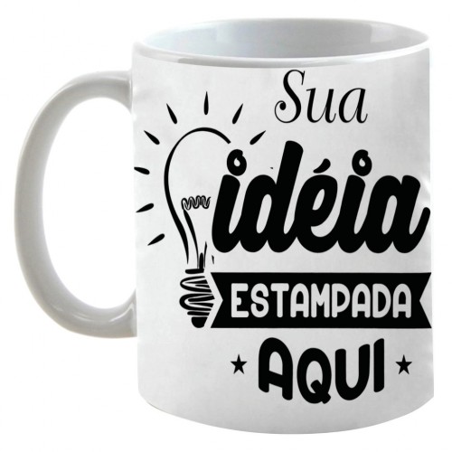 Caneca em Cerâmica Branca